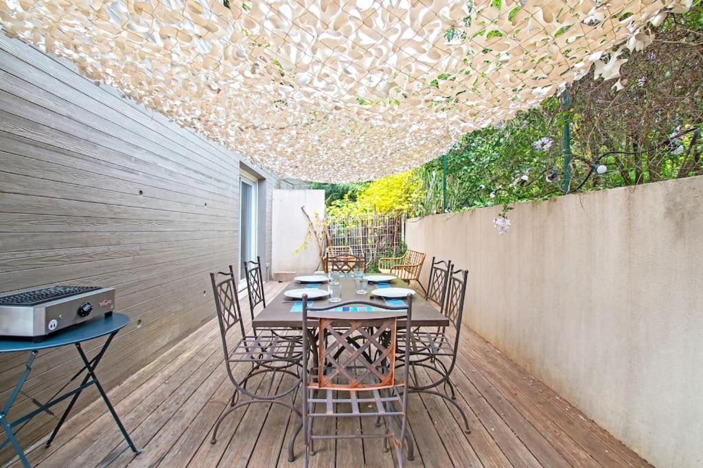 Apartament Le P'Tit Rimbaud, 6 Pers, Parking Prive, Jardin,Wifi Montpellier Zewnętrze zdjęcie